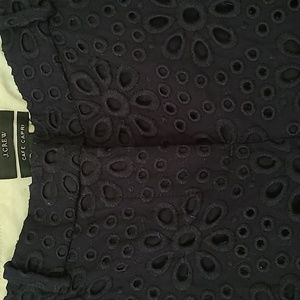 J. Crew Pinwheel Eyelet Cafe Capri